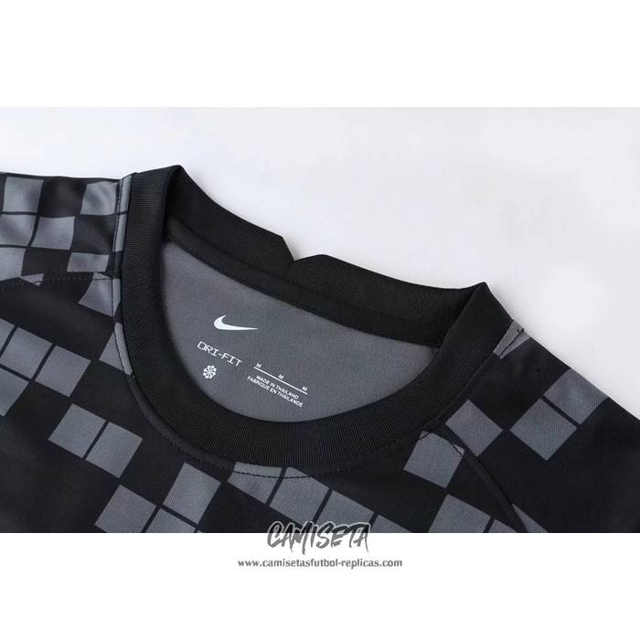 Camiseta de Entrenamiento Paris Saint-Germain 2022-2023 Sin Mangas Negro y Gris